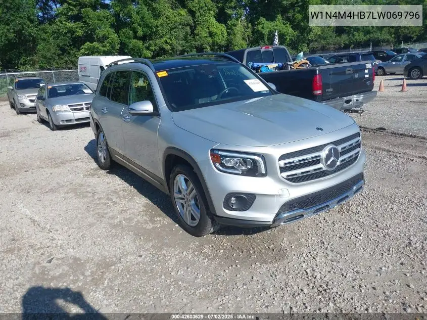 2020 Mercedes-Benz Glb 250 4Matic VIN: W1N4M4HB7LW069796 Lot: 42603629