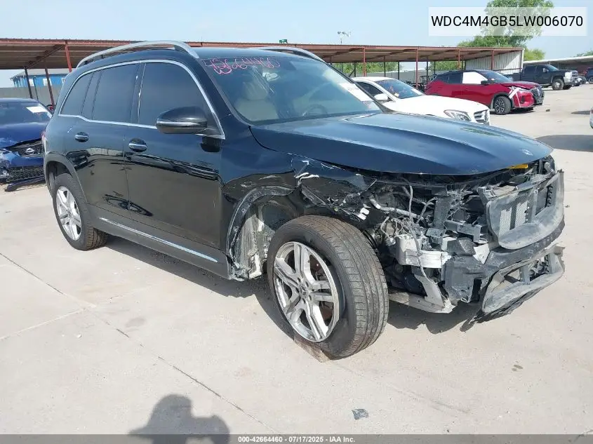 2020 Mercedes-Benz Glb 250 VIN: WDC4M4GB5LW006070 Lot: 42664460