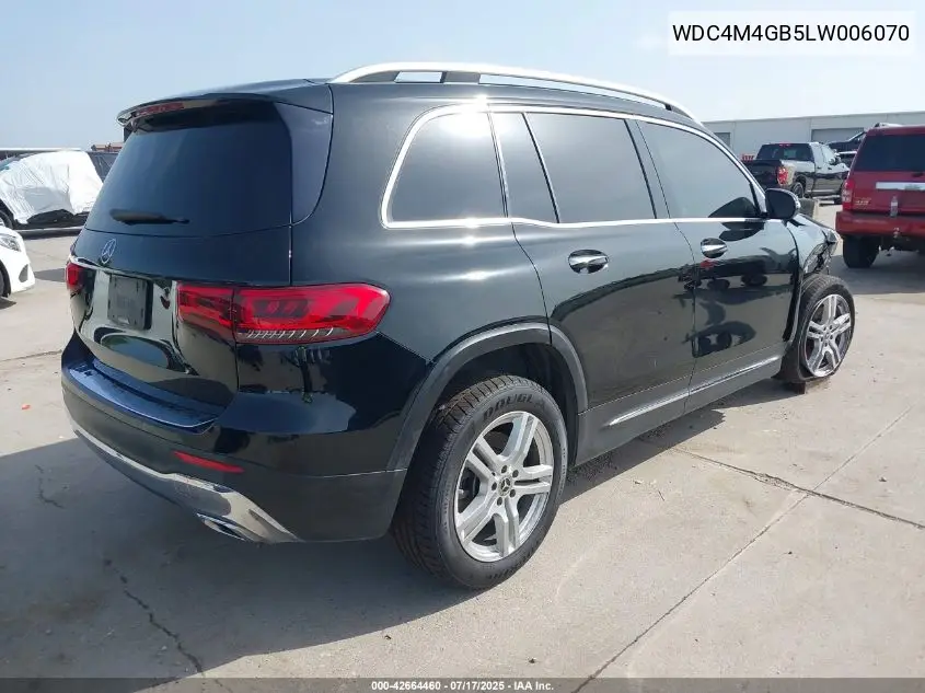 2020 Mercedes-Benz Glb 250 VIN: WDC4M4GB5LW006070 Lot: 42664460
