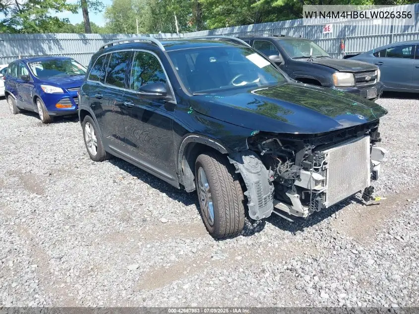 2020 Mercedes-Benz Glb 250 4Matic VIN: W1N4M4HB6LW026356 Lot: 42667983