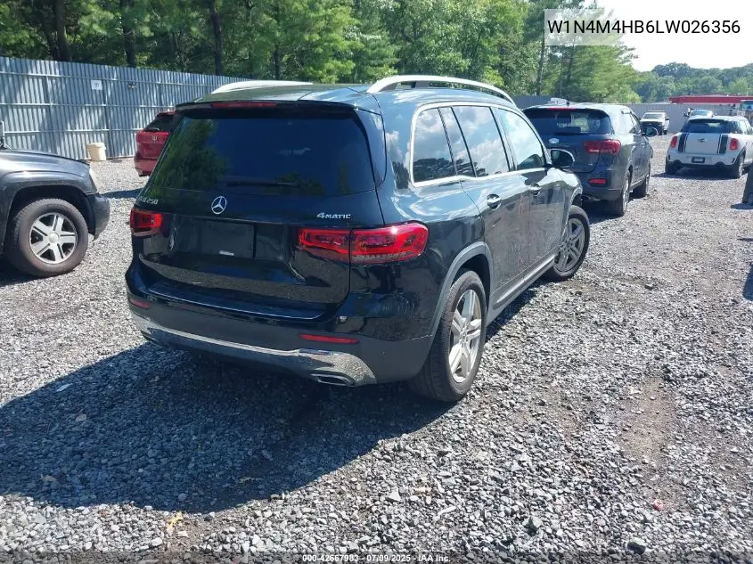 2020 Mercedes-Benz Glb 250 4Matic VIN: W1N4M4HB6LW026356 Lot: 42667983