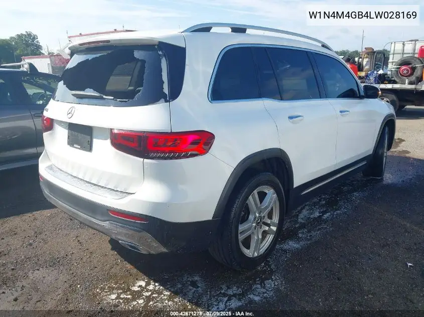 2020 Mercedes-Benz Glb 250 VIN: W1N4M4GB4LW028169 Lot: 42671278
