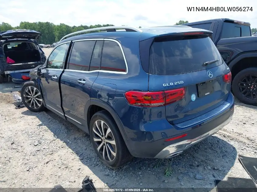 2020 Mercedes-Benz Glb 250 4Matic VIN: W1N4M4HB0LW056274 Lot: 42675172