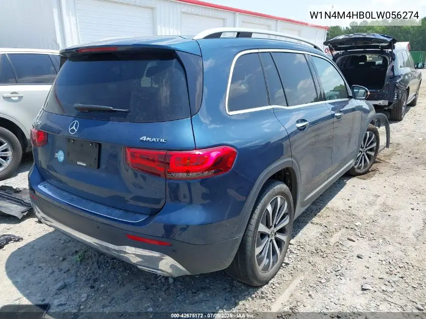 2020 Mercedes-Benz Glb 250 4Matic VIN: W1N4M4HB0LW056274 Lot: 42675172