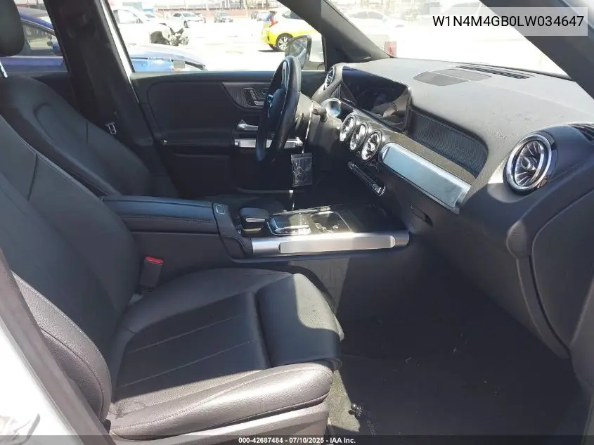 2020 Mercedes-Benz Glb 250 VIN: W1N4M4GB0LW034647 Lot: 42687484