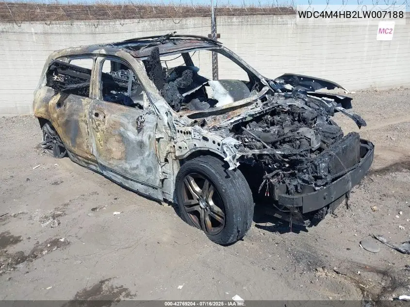 2020 Mercedes-Benz Glb 250 4Matic VIN: WDC4M4HB2LW007188 Lot: 42769204