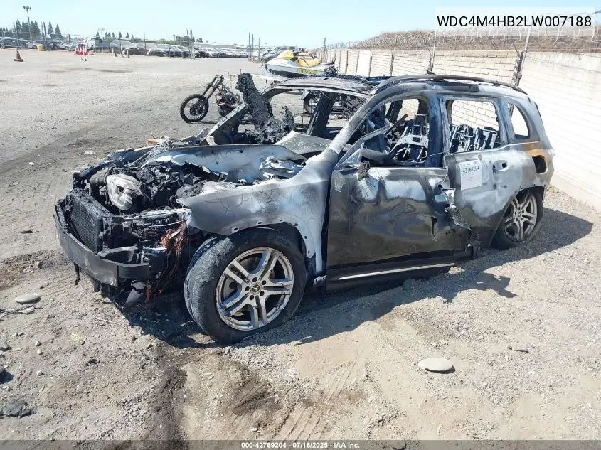 2020 Mercedes-Benz Glb 250 4Matic VIN: WDC4M4HB2LW007188 Lot: 42769204