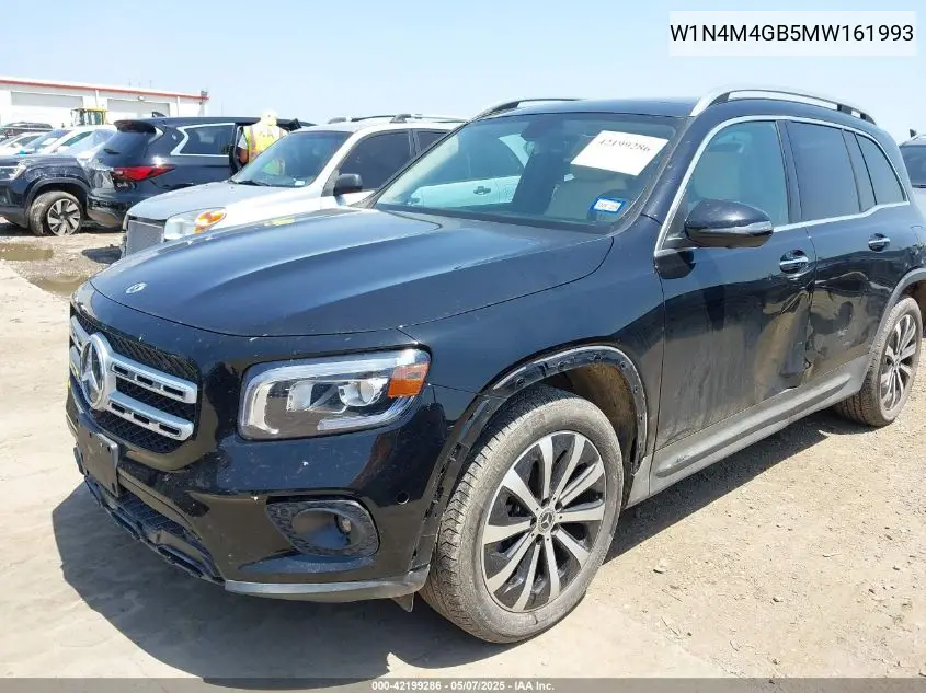 2021 Mercedes-Benz Glb 250 VIN: W1N4M4GB5MW161993 Lot: 42199286