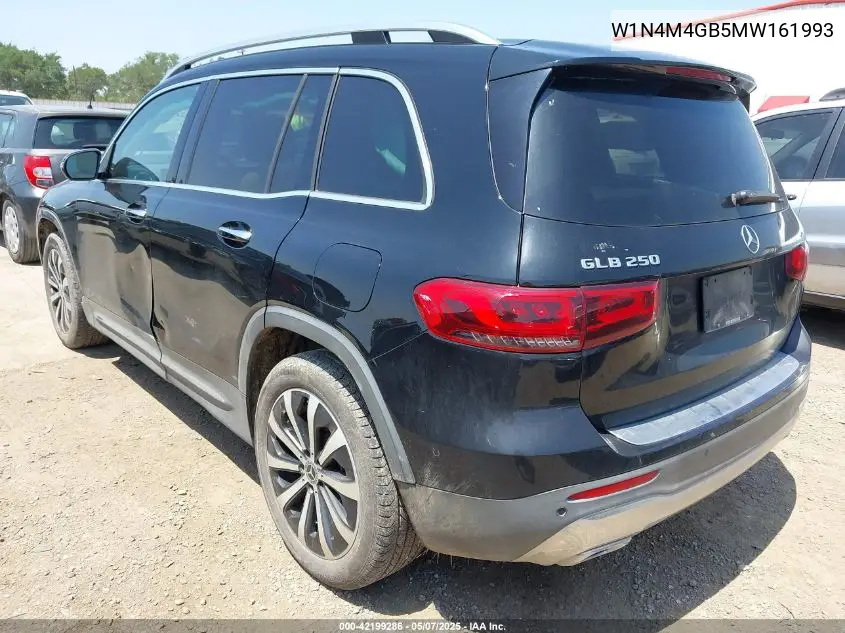 2021 Mercedes-Benz Glb 250 VIN: W1N4M4GB5MW161993 Lot: 42199286