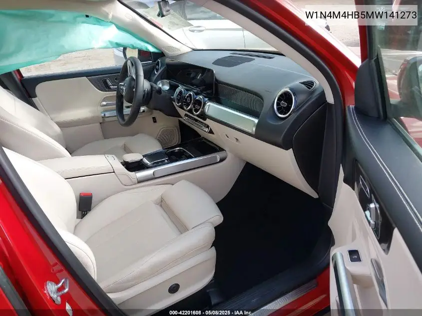 2021 Mercedes-Benz Glb 250 4Matic VIN: W1N4M4HB5MW141273 Lot: 42201608