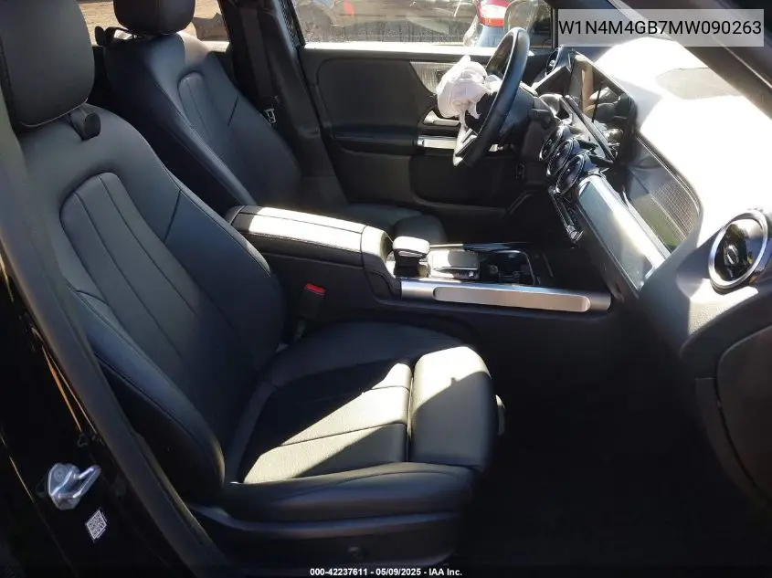 2021 Mercedes-Benz Glb 250 VIN: W1N4M4GB7MW090263 Lot: 42237611