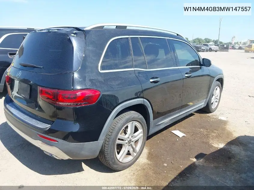 2021 Mercedes-Benz Glb 250 VIN: W1N4M4GB3MW147557 Lot: 42597772