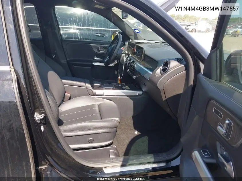 2021 Mercedes-Benz Glb 250 VIN: W1N4M4GB3MW147557 Lot: 42597772