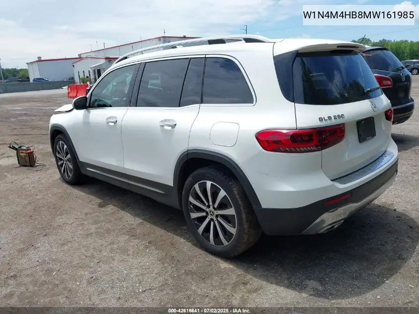 2021 Mercedes-Benz Glb 250 4Matic VIN: W1N4M4HB8MW161985 Lot: 42616641