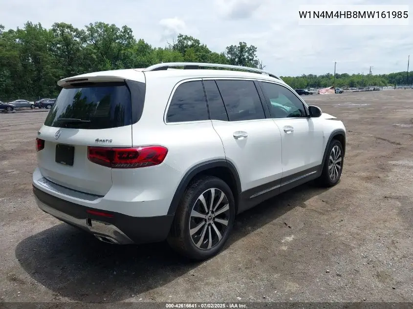 2021 Mercedes-Benz Glb 250 4Matic VIN: W1N4M4HB8MW161985 Lot: 42616641