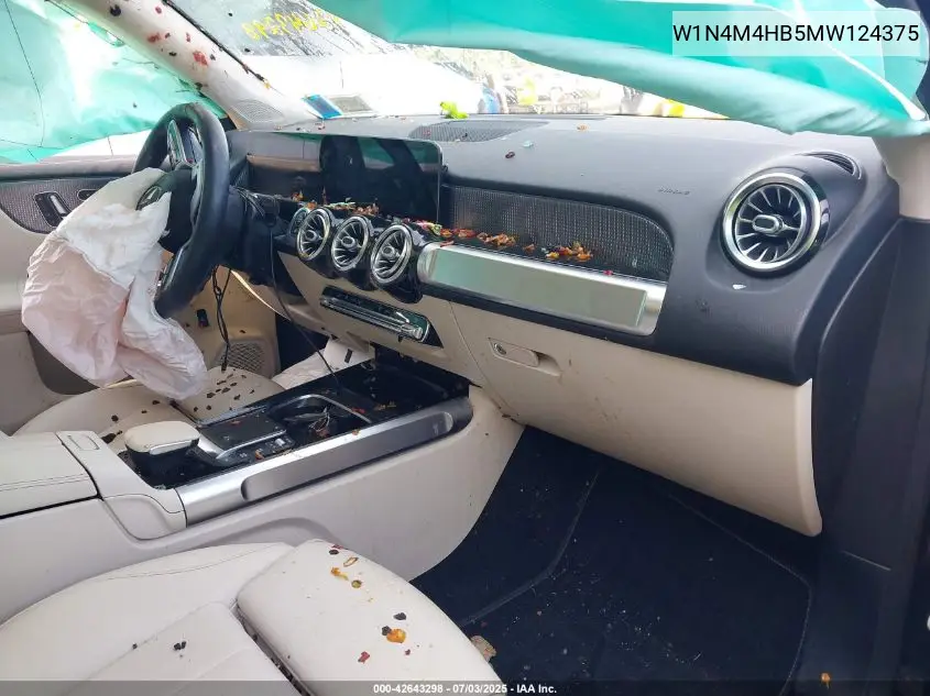 2021 Mercedes-Benz Glb 250 4Matic VIN: W1N4M4HB5MW124375 Lot: 42643298