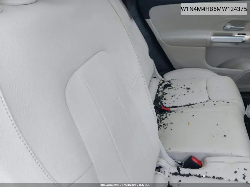 2021 Mercedes-Benz Glb 250 4Matic VIN: W1N4M4HB5MW124375 Lot: 42643298