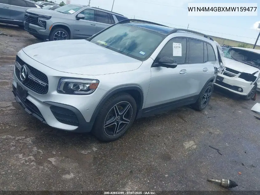 2021 Mercedes-Benz Glb 250 VIN: W1N4M4GBXMW159477 Lot: 42653399