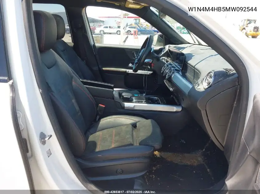2021 Mercedes-Benz Glb 250 4Matic VIN: W1N4M4HB5MW092544 Lot: 42653817