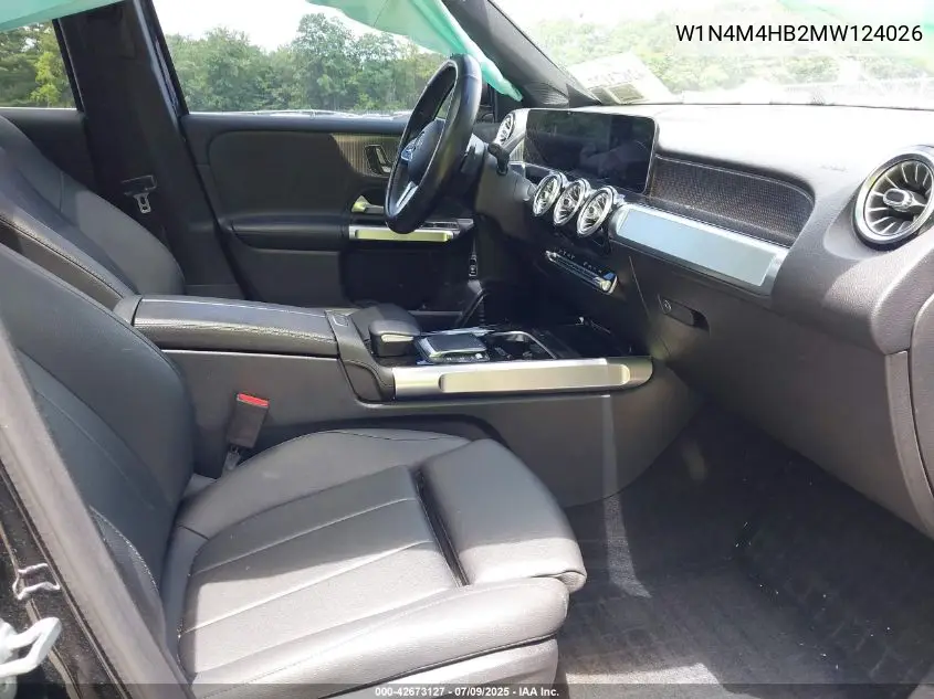 2021 Mercedes-Benz Glb 250 4Matic VIN: W1N4M4HB2MW124026 Lot: 42673127