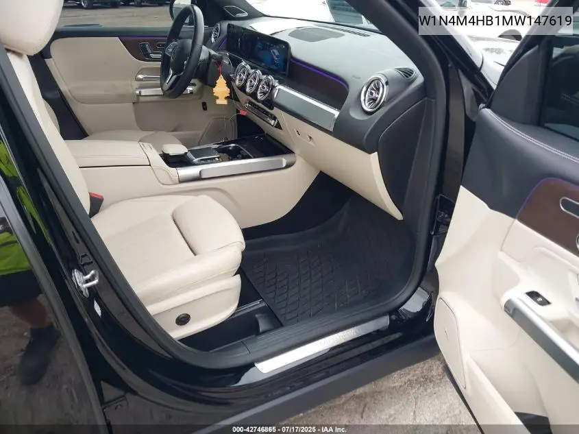 2021 Mercedes-Benz Glb 250 4Matic VIN: W1N4M4HB1MW147619 Lot: 42746865