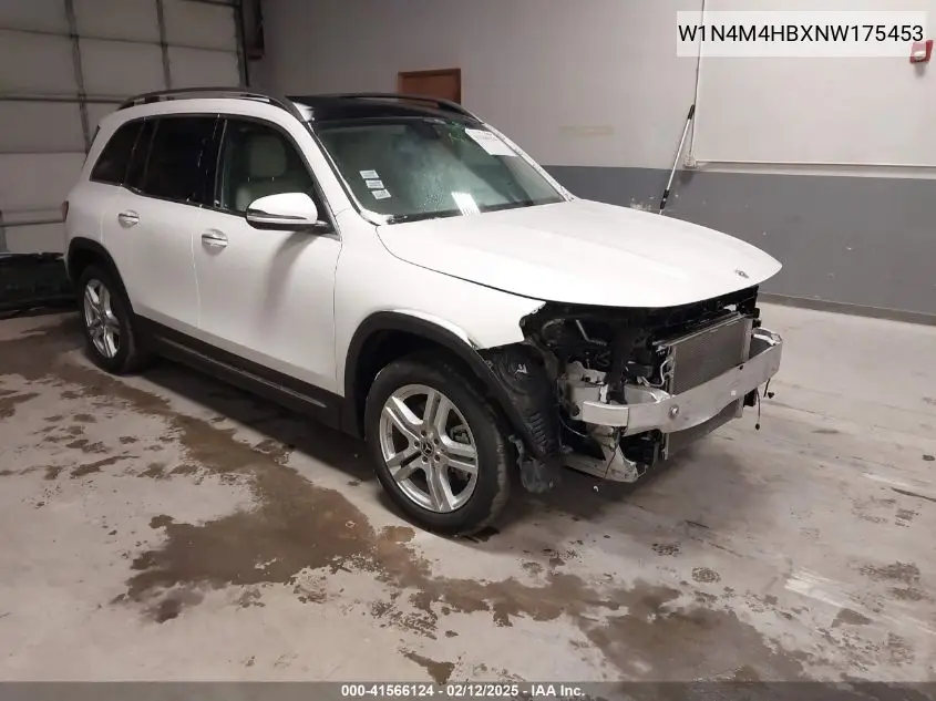 2022 Mercedes-Benz Glb 250 4Matic VIN: W1N4M4HBXNW175453 Lot: 41566124