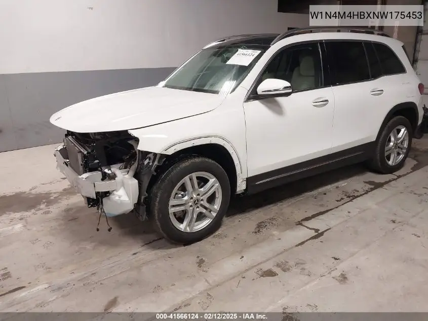 2022 Mercedes-Benz Glb 250 4Matic VIN: W1N4M4HBXNW175453 Lot: 41566124