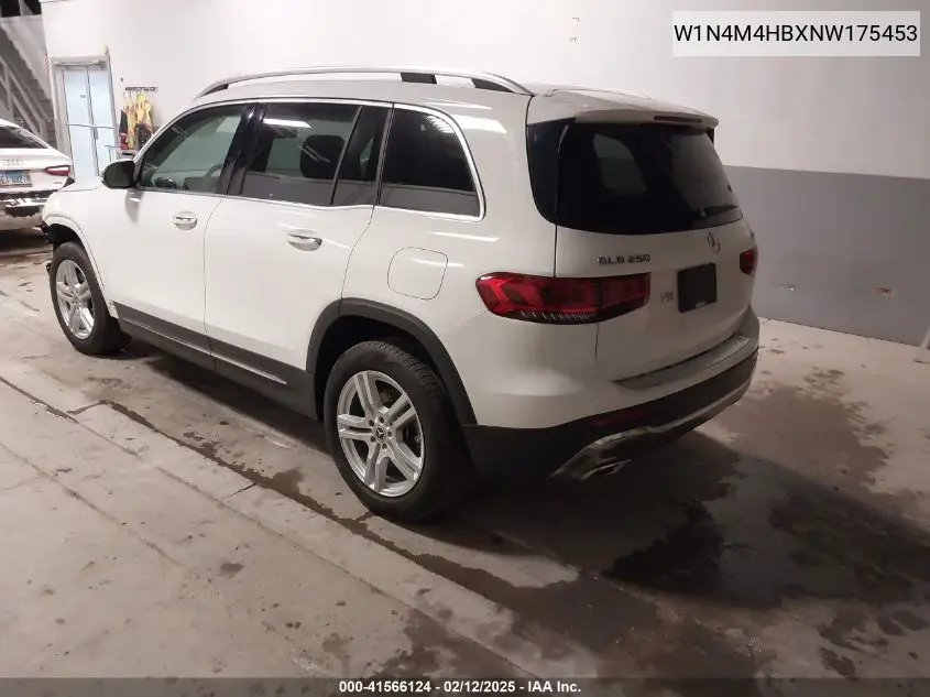 2022 Mercedes-Benz Glb 250 4Matic VIN: W1N4M4HBXNW175453 Lot: 41566124
