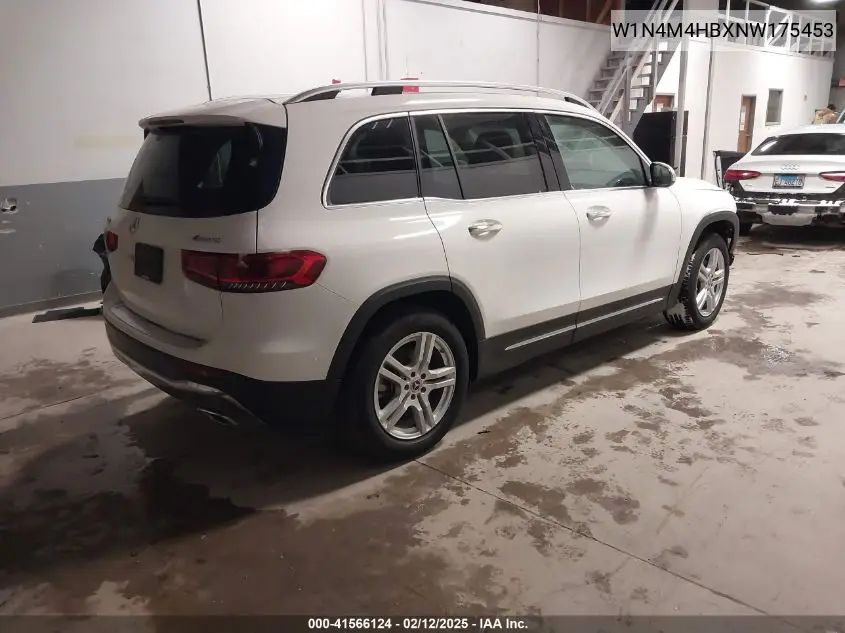 2022 Mercedes-Benz Glb 250 4Matic VIN: W1N4M4HBXNW175453 Lot: 41566124