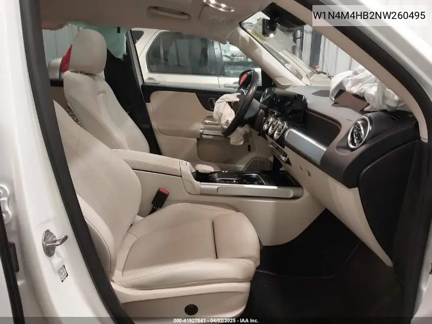 2022 Mercedes-Benz Glb 250 4Matic VIN: W1N4M4HB2NW260495 Lot: 41927841