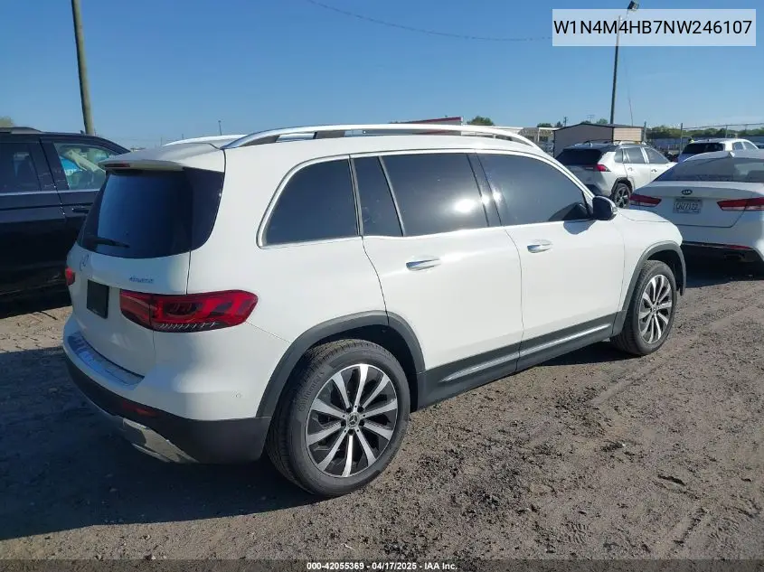 2022 Mercedes-Benz Glb 250 4Matic VIN: W1N4M4HB7NW246107 Lot: 42055369