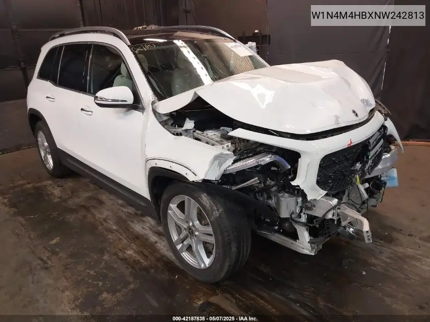 2022 Mercedes-Benz Glb 250 4Matic VIN: W1N4M4HBXNW242813 Lot: 42187838