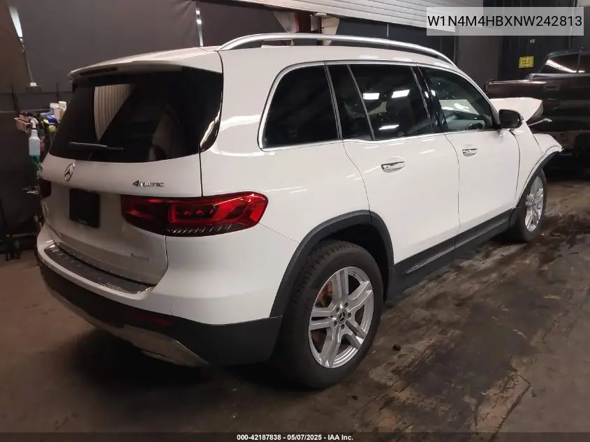 2022 Mercedes-Benz Glb 250 4Matic VIN: W1N4M4HBXNW242813 Lot: 42187838