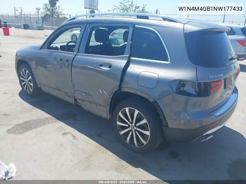 2022 Mercedes-Benz Glb 250 VIN: W1N4M4GB1NW177433 Lot: 42616122