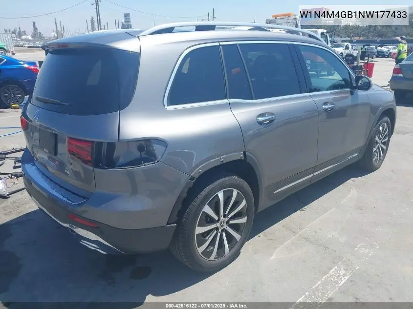2022 Mercedes-Benz Glb 250 VIN: W1N4M4GB1NW177433 Lot: 42616122