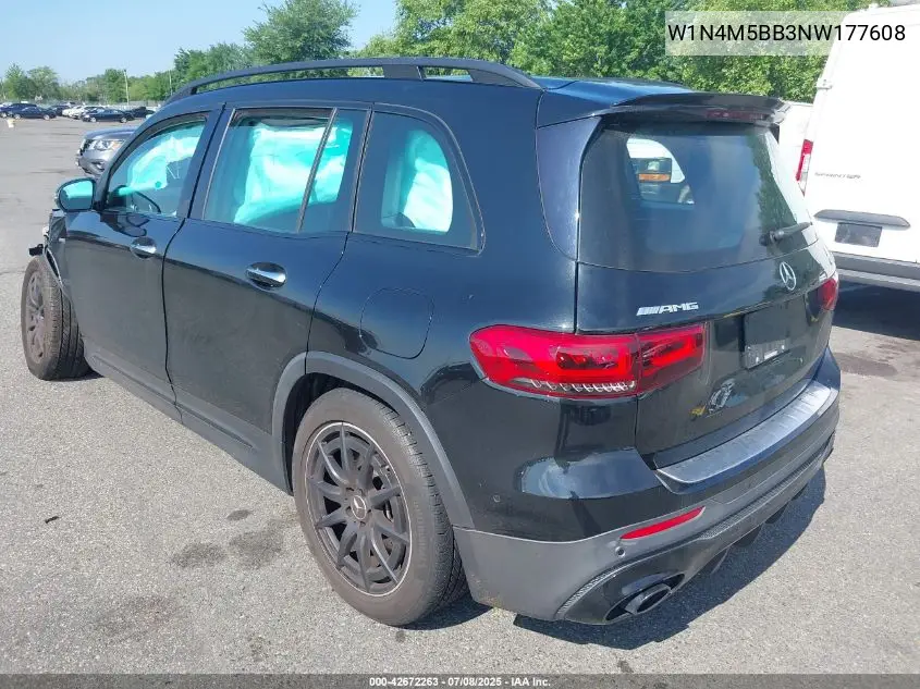2022 Mercedes-Benz Amg Glb 35 4Matic VIN: W1N4M5BB3NW177608 Lot: 42672263