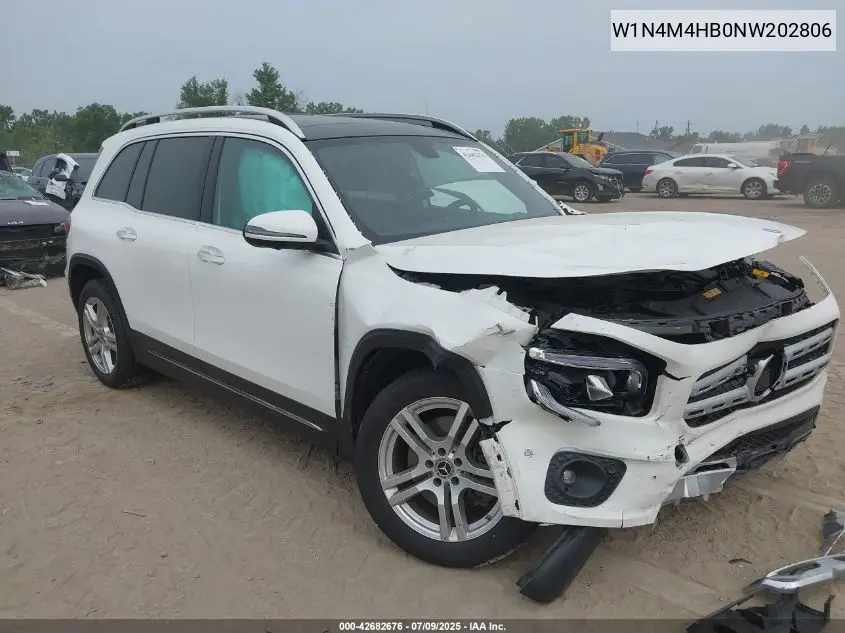 2022 Mercedes-Benz Glb 250 4Matic VIN: W1N4M4HB0NW202806 Lot: 42682676
