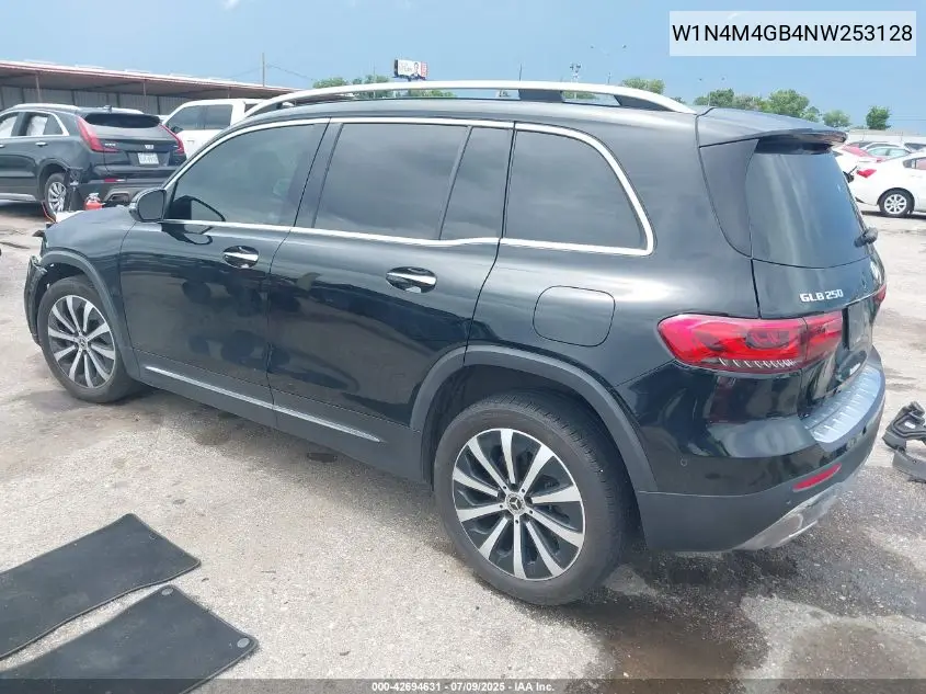 2022 Mercedes-Benz Glb VIN: W1N4M4GB4NW253128 Lot: 42694631