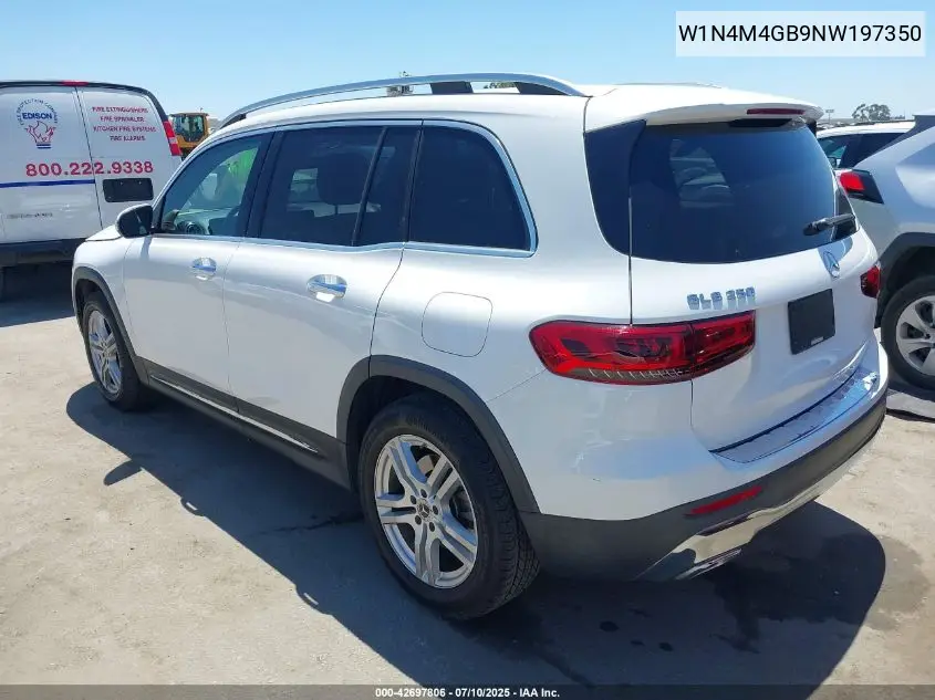 2022 Mercedes-Benz Glb 250 VIN: W1N4M4GB9NW197350 Lot: 42697806