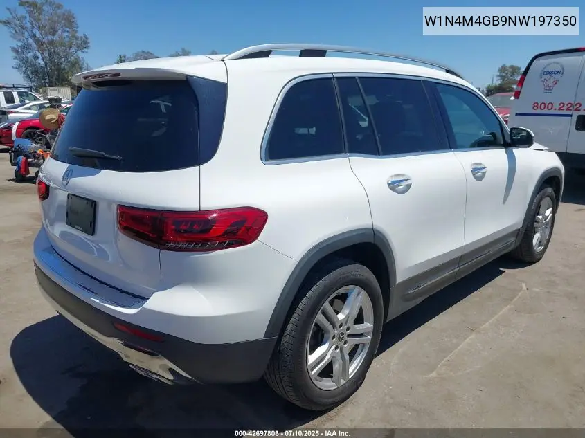 2022 Mercedes-Benz Glb 250 VIN: W1N4M4GB9NW197350 Lot: 42697806