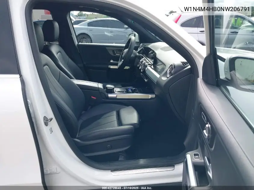 2022 Mercedes-Benz Glb 250 4Matic VIN: W1N4M4HB0NW206791 Lot: 42709049