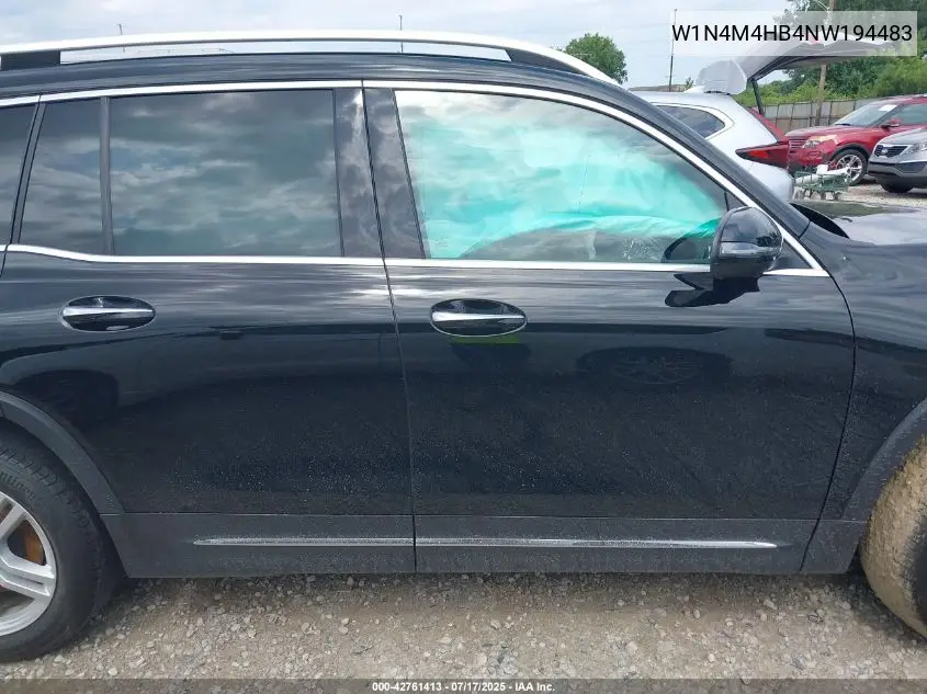 2022 Mercedes-Benz Glb 250 4Matic VIN: W1N4M4HB4NW194483 Lot: 42761413