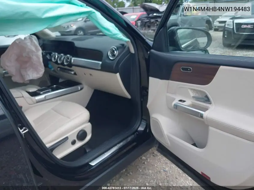 2022 Mercedes-Benz Glb 250 4Matic VIN: W1N4M4HB4NW194483 Lot: 42761413