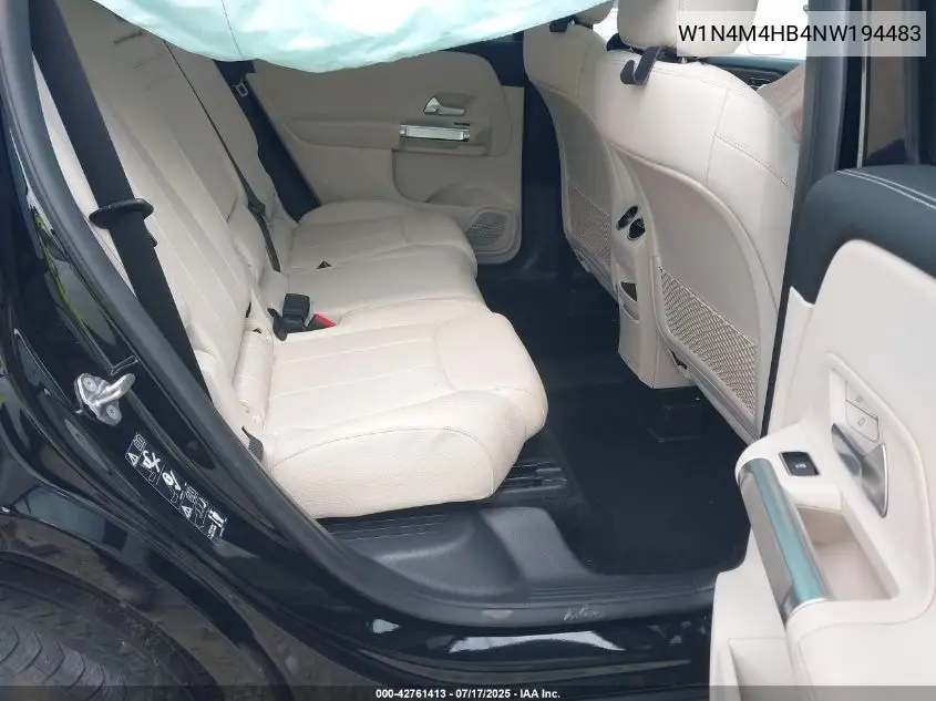 2022 Mercedes-Benz Glb 250 4Matic VIN: W1N4M4HB4NW194483 Lot: 42761413