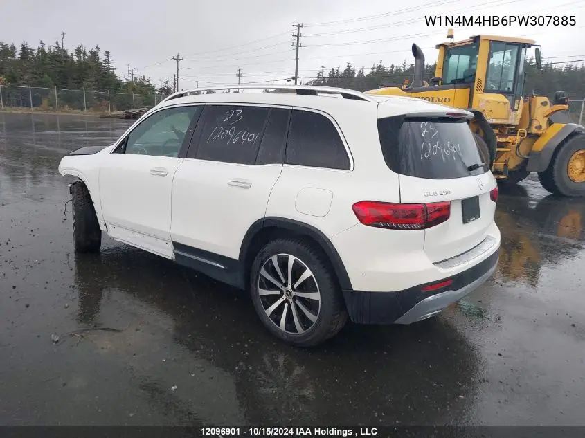 2023 Mercedes-Benz Glb VIN: W1N4M4HB6PW307885 Lot: 12096901
