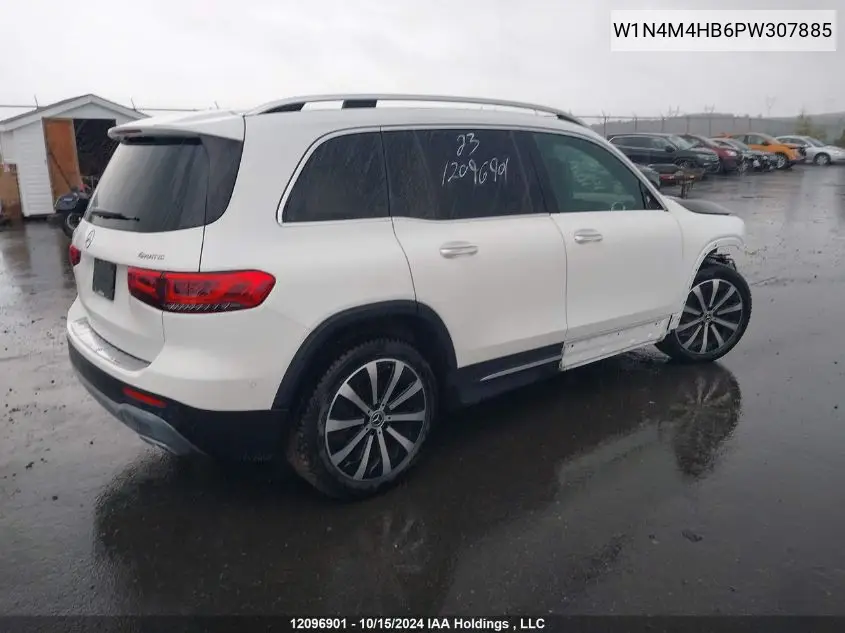 2023 Mercedes-Benz Glb VIN: W1N4M4HB6PW307885 Lot: 12096901