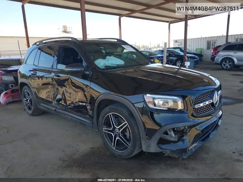 2023 Mercedes-Benz Glb 250 VIN: W1N4M4GB4PW287511 Lot: 42700291