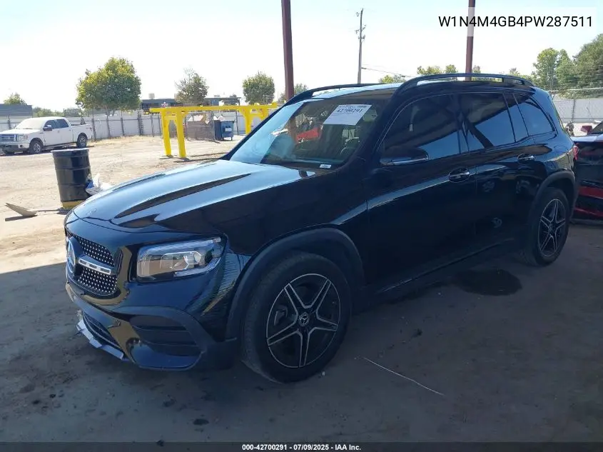 2023 Mercedes-Benz Glb 250 VIN: W1N4M4GB4PW287511 Lot: 42700291