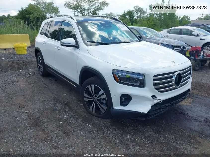 2025 Mercedes-Benz Glb 250 4Matic VIN: W1N4M4HB0SW387323 Lot: 42611837