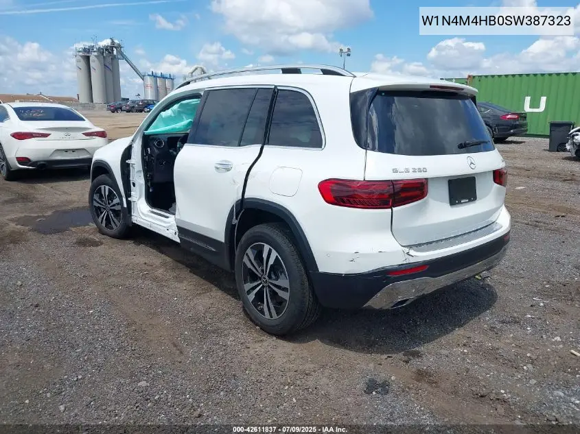 2025 Mercedes-Benz Glb 250 4Matic VIN: W1N4M4HB0SW387323 Lot: 42611837